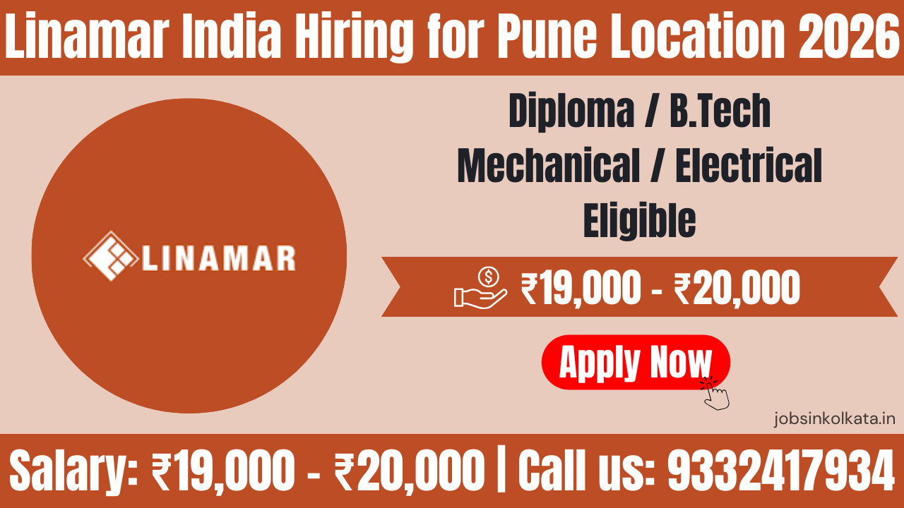 Linamar India Jobs Pune 2026 | Diploma & B.Tech Mechanical/Electrical Engineers | Salary Up to ₹20,000 Logo