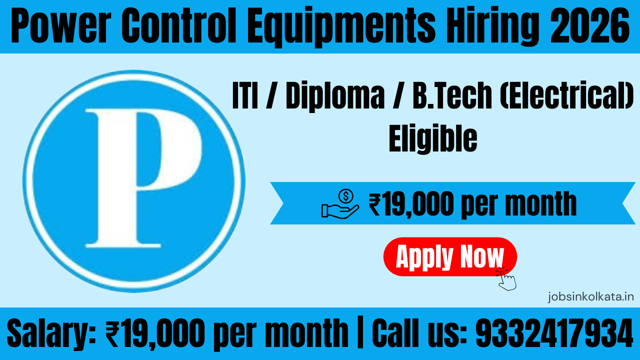  Power Control Equipments Hiring for Electrical / Mechanical Technicians | February Batch Logo