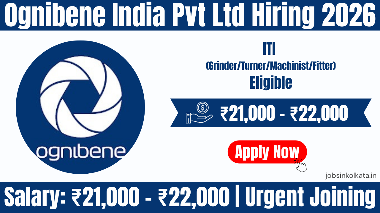 Ognibene India Pvt Ltd Jobs 2026 | Hiring Diploma & BE / B.Tech Mechanical | Salary ₹22,000
