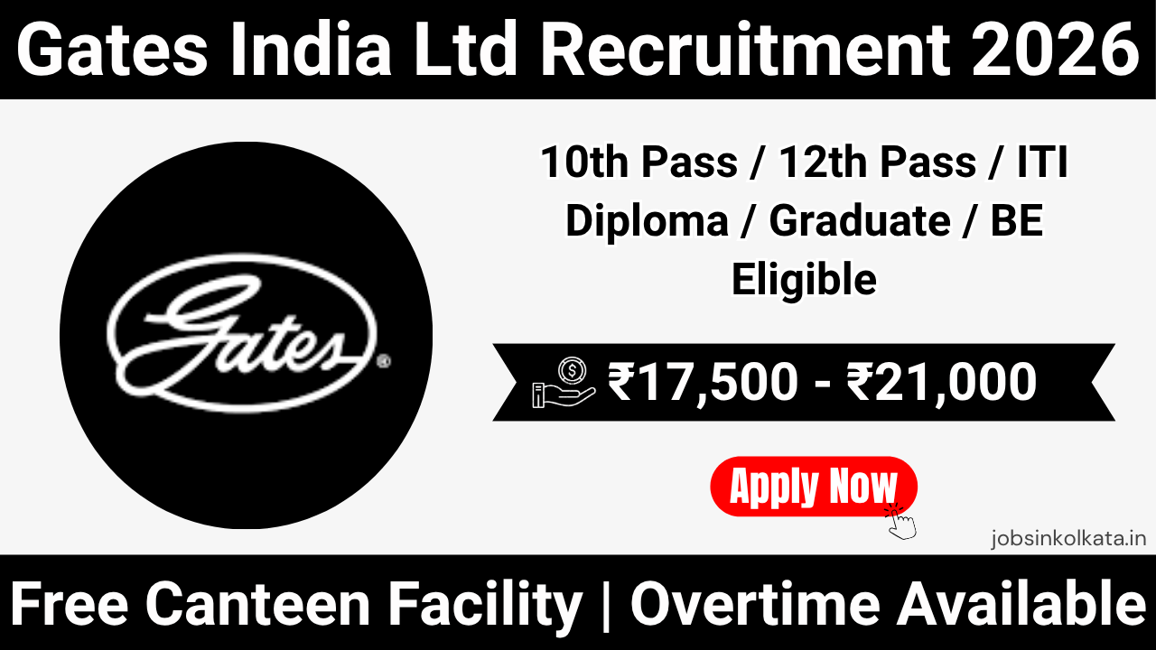 Gates India Ltd Recruitment 2026 – Learn & Earn Jobs in Chakan | Salary up to ₹21,000