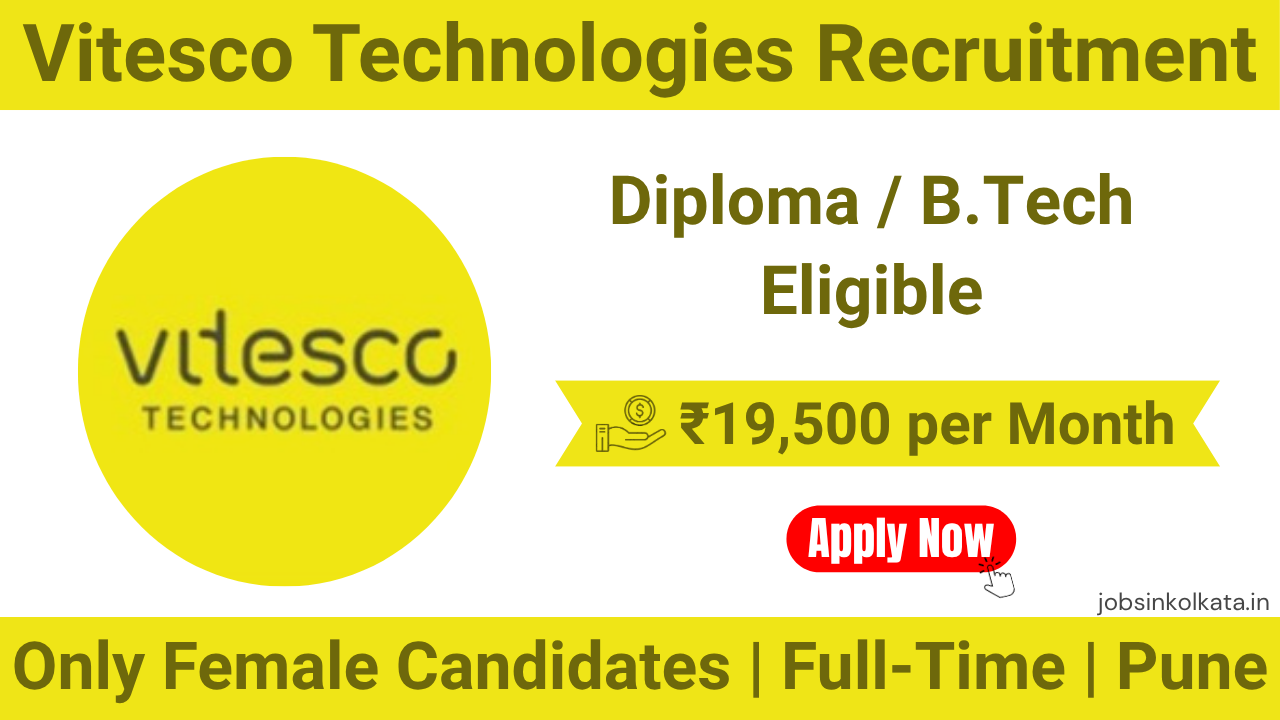Vitesco Technologies Recruitment 2026 – NAPS Jobs in Pune | Female Diploma & B.Tech Candidates Apply