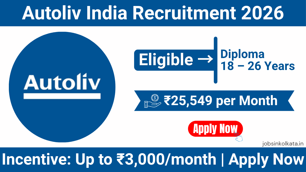Autoliv India Recruitment 2026 – Operator & Technician Jobs in Bangalore | Salary ₹25,549 + Benefits