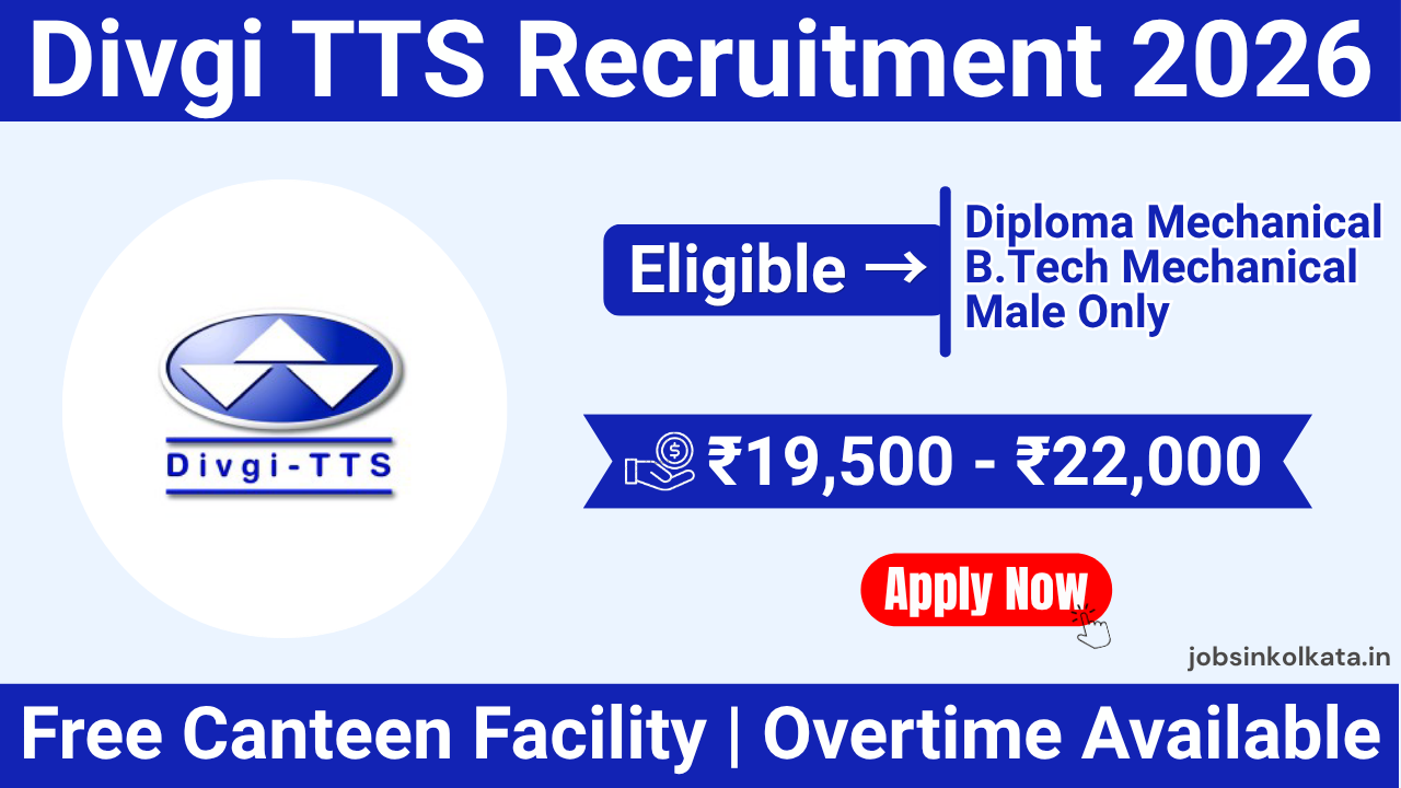 Divgi TTS Recruitment 2026 – Diploma Mechanical & BE Jobs in Pune | Salary ₹22,000