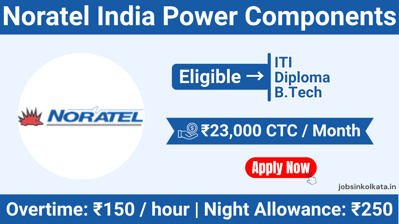 Noratel India Power Components Recruitment 2026 | ITI, Diploma & B.Tech Jobs in Bangalore
