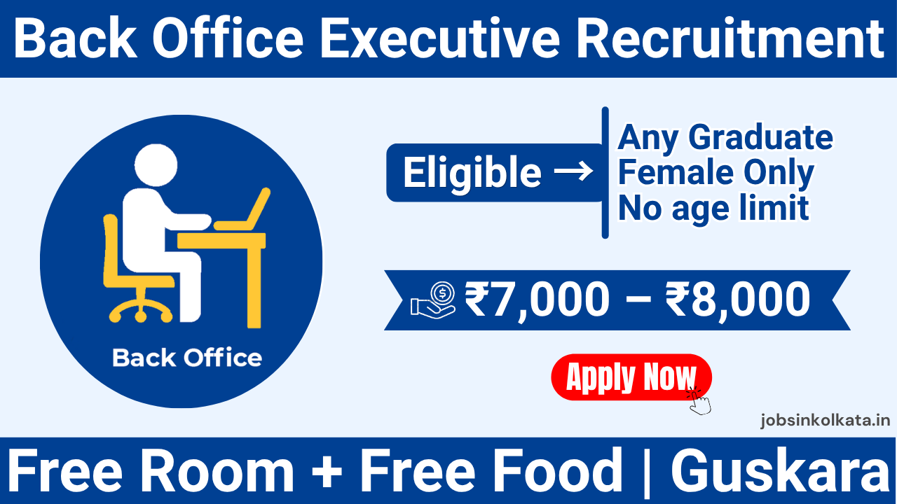 Back Office Executive Recruitment 2026 | Reputed Polytechnic College, Guskara | Female Graduate Jobs