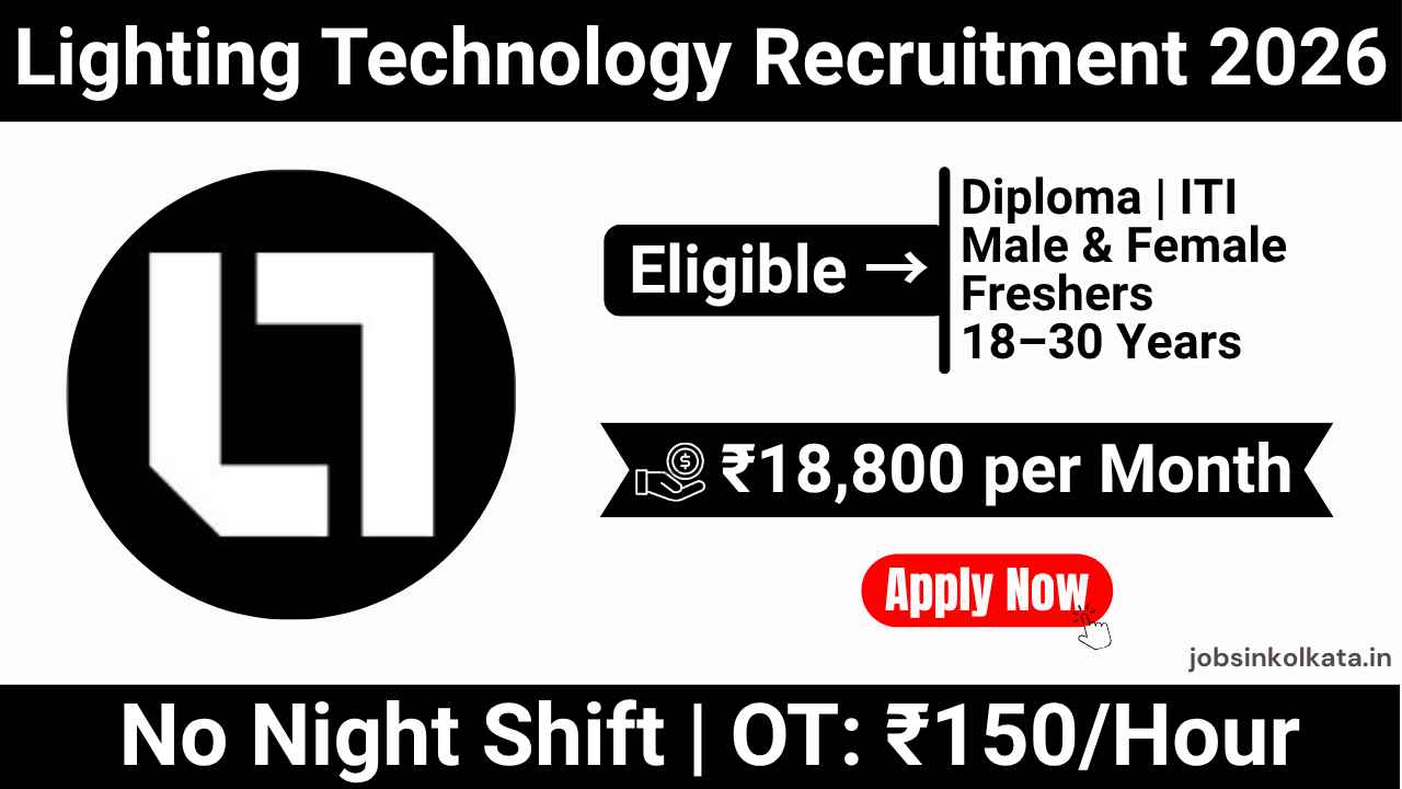 Lighting Technology Recruitment 2026 | ITI & Diploma Jobs in Bengaluru