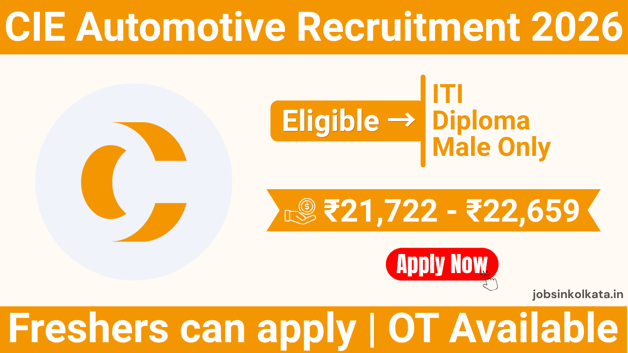 CIE Automotive Recruitment 2026 | ITI & Diploma Jobs in Bangalore | Jigani Plant | Salary Up to ₹22,659 CTC | Freshers Eligible