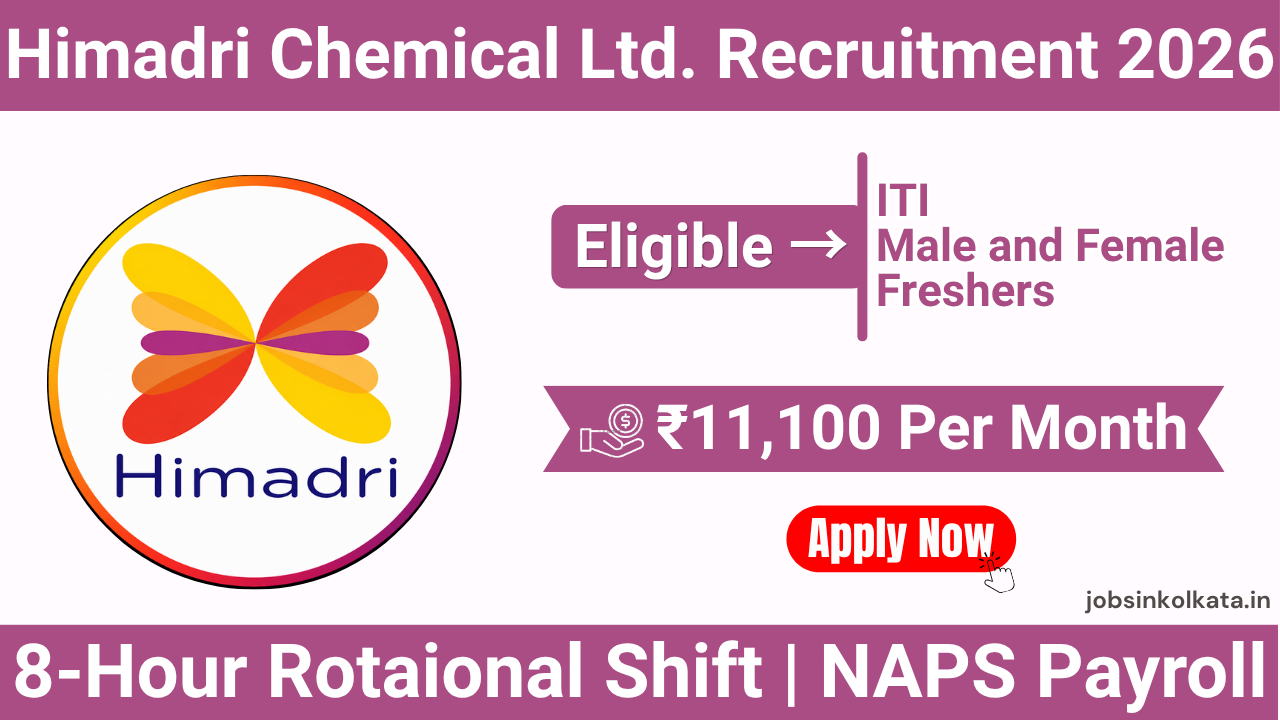 Himadri Chemical Ltd. NAPS Apprentice Recruitment 2026 | ITI Instrumentation, Electrical & Mechanical Jobs in Singur