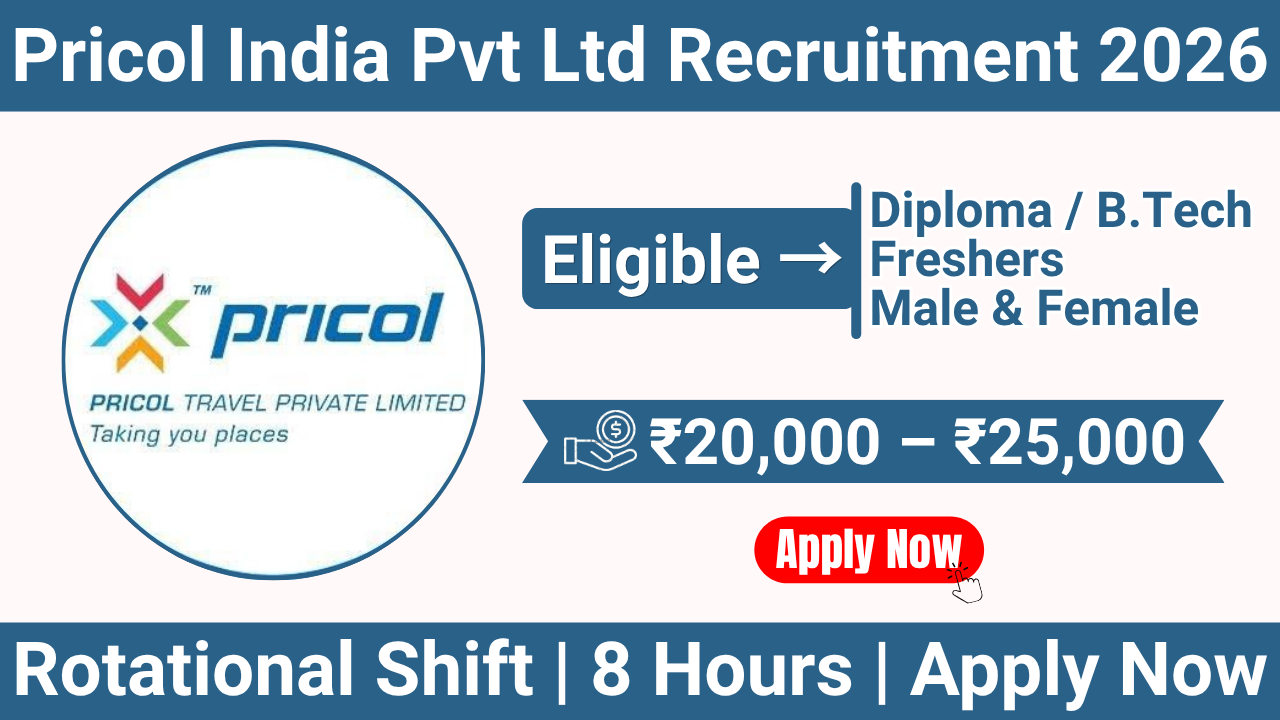 Pricol India Pvt Ltd Recruitment 2026 – SMT Machine Operator Jobs in Chakan | Diploma / BE